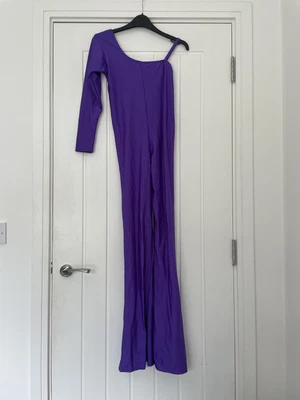 £2.50 • Buy Dance Designs Purple Lycra Asymmetrical Unitard Catsuit Size 4 