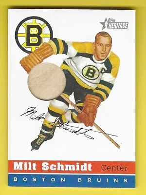 2000-01 Topps Heritage Arena Relics Milt Schmidt • $15