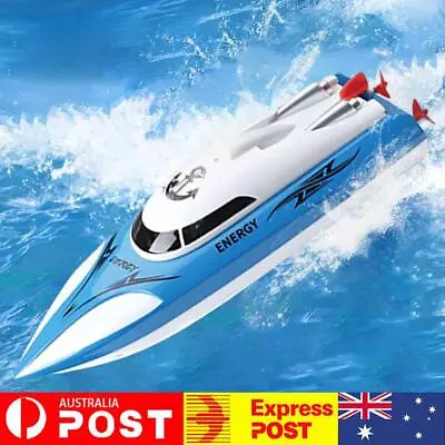 2.4GHz RC Racing Boat High Speed Fast RC Boats For Adults And Kid (Blue) • $29.59