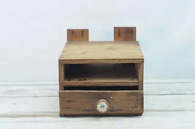 Vintage/Antique Primitive Tabletop Drawer / Shelf Shop Drawer Wood Cabinet • $48