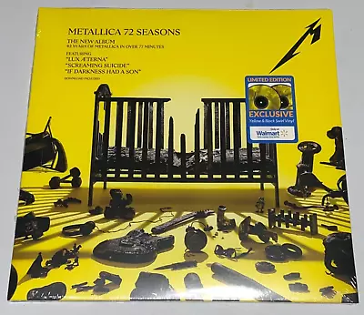 Metallica 72 Seasons 2LP Vinyl New Indie X Limited Midnight Never Mellow Yellow • $27.95