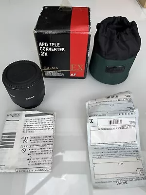 SIGMA APO TELE CONVERTER 2x EX DG CANON • £26