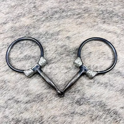 5  Clinton Anderson Silver Snaffle Bit • $62.50