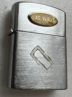 Vintage MUSTANG Las Vegas Chrome Lighter Zippo 2.25  Tall • $15