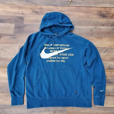 Nike Sportswear Swoosh Goddess Of Victory Sweatshirt Unisex Hoodie US Size Large • $29.95