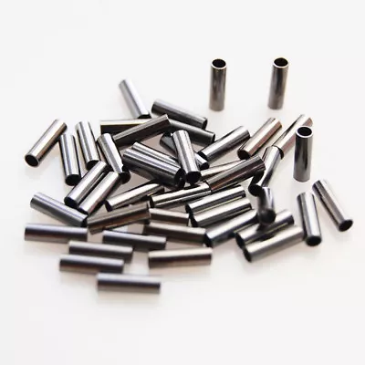$7.99 • Buy Single Barrel Fishing Crimp Sleeves Copper Tube Connector Tool Size 0.6-3.0mm