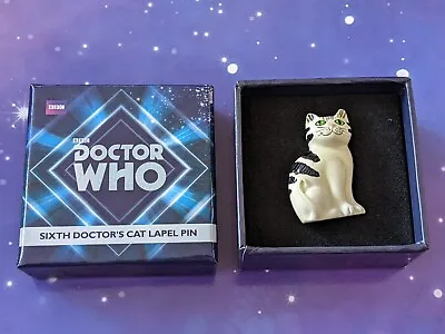£39.99 • Buy 6th Doctor Who Pussy Cat Lapel Pin Badge Sixth Cosplay Replica Prop 1:1 Abbyshot