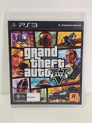 Grand Theft Auto + Manual + Map - Sony PlayStation 3 PS3 Game VGC Complete • $9.95