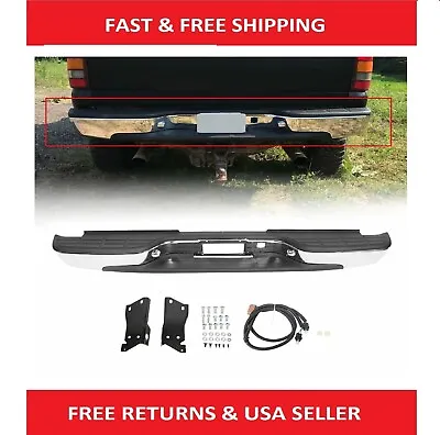 NEW Rear Step Bumper Chrome For 1999-07 Chevy Silverado GMC Sierra 2500-HD 3500 • $208.50