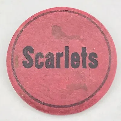 Mankato Scarlets Vintage Pin Button Football Minnesota MHS 60s • $26.93