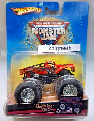 Hot Wheels Monster Jam Truck Captain’s Curse # 13/70 READ BELOW • $11.99