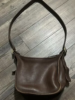 Gorgeous Vintage Coach Brown Leather Janice Legacy 9950 Zipper Crossbody Bag • $79