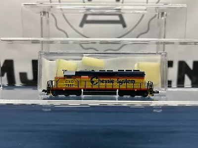 Kato N Scale Chessie System #7557 SD40 Diesel Engine DC 176-207 (T) • $119.99