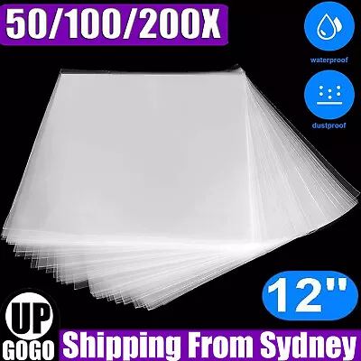 $15.99 • Buy UP 200X Sleeves Outer LP Music Durable For 12  Vinyl Record Plastic Record Cover