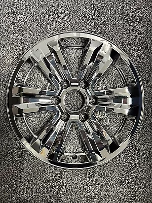 ONE CHROME WHEEL SKIN FITS 2015-2020 Ford F150 XLT 17  Full Rim Cover Hub Cap • $44.50