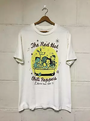 Vintage 1995 Red Hot Chili Peppers Band World Tour T-Shirt • $22.99