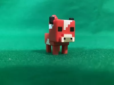 Minecraft Mini-Figures Netherrack Series 3 1  Mooshroom Red Cow Figure Mojang • $3.99