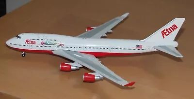 Gemini Jets AEtna (Malaysia) Promotional Boeing 747 400 Die Cast Model 1:400 • £24.99