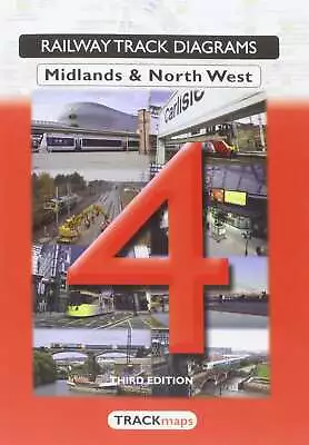 Midlands & North West: Book 4 (Railway Track Diagrams)  Excellent Book • £20.80