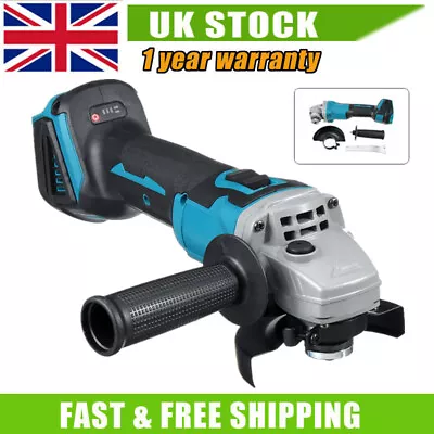 125mm 18V Brushless Angle Grinder Cordless Replace For Makita No Li-ion Battery/ • £32.99