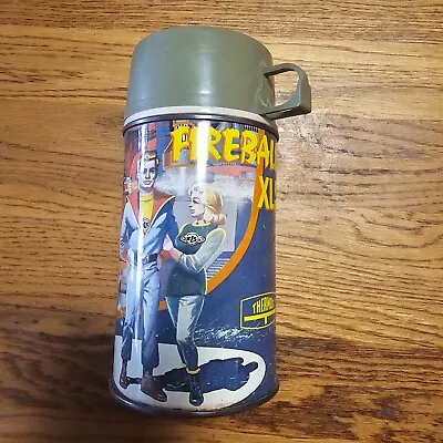 1964 LUNCHBOX  Thermos Fireball  XL 5  TV Series Aladdin Thermos • $40