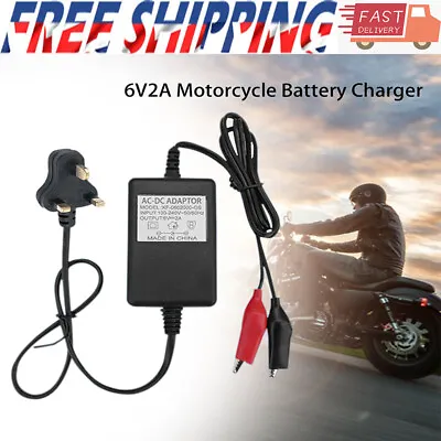 Car Battery Charger 6V Motorcycle Battery Repair Type Automatic Battery Charger • £9.75