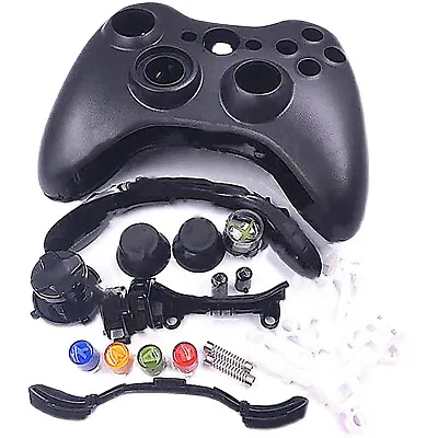 For Xbox 360 Wired/Wireless Controller Full Shell Cover Buttons Mod Replacement • £5.71