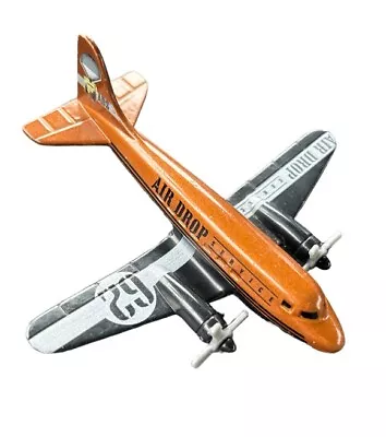 2003 Matchbox Airliner Airplane Air Drop Diecast Metal Silver 68982 Mattel • $7.99