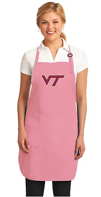 Virginia Tech Apron VT Apron Great Gift IDEA FOR A COOK Or For TAILGATING • $29.99