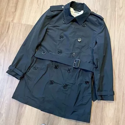 Men's Burberry BRIT Rain Trench Coat Black Size M. • $215
