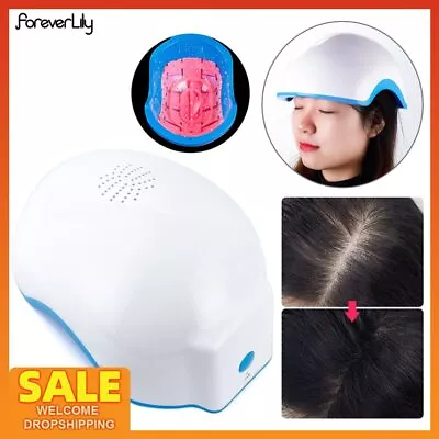 Hair Regrowth Laser Helmet Anti Hair Loss Hair Growth Cap Hair Loss Therapy • $179.23