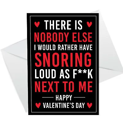 Funny Valentines Day Rude Card For Husband Boyfriend Valentine's Card For Him • £2.95