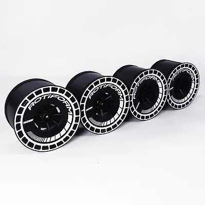 Custom 4 Pcs Black Painted Rims For LEGO 42115 42083 Cada Lafer 1:8 Car V8 • $27.46