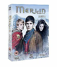 Merlin: Series 5 - Volume 1 DVD (2012) Colin Morgan Cert 12 3 Discs Great Value • £4.27