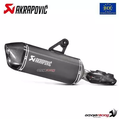 Akrapovic Exhaust Approved Titanium Black BMW R1200GS Adventure 2017/2018 • $1113