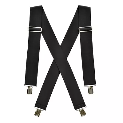 Hold’Em Suspenders For Men Heavy Duty Utility Clips 2” Wide Elastic Work Braces • $21.99