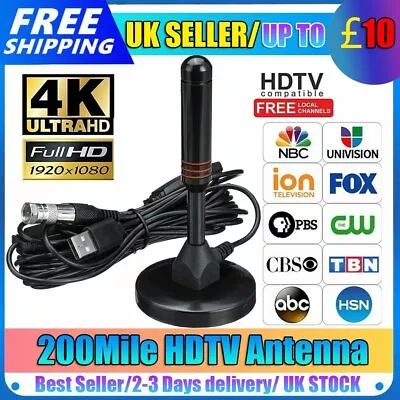 £16.89 • Buy 22dBi Digital Freeview Antenna Truck Boat Campervan Gain DVB-T TV Aerial Car UK