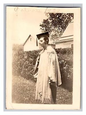 Graduate 1929 Vintage Photograph Cap Gown • $3.74