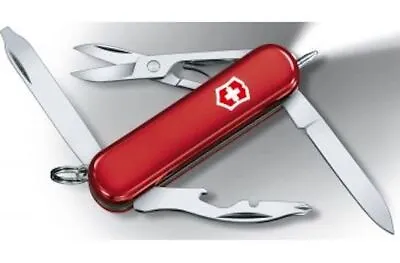Victorinox Midnite Manager Red Swiss Army Knife / White LED Light - Switzerland • $68.88