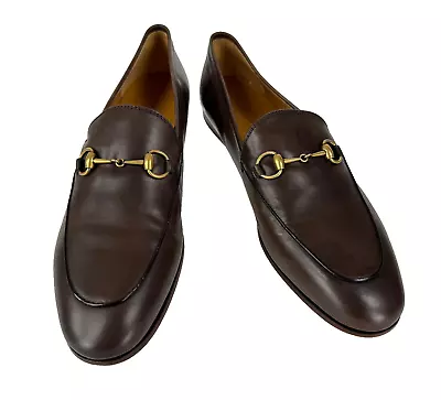 Gucci New Women MIS MATCH 8.5 9 US 38.5 39 EU Brown Horsebit Loafers Shoes Flats • $347