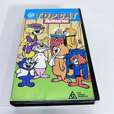 Top Cat Returns PAL VHS Video Hanna Barbera Animation Cartoon 1976 • $16.96