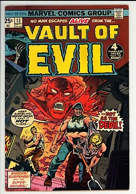 Vault Of Evil #13 GD (Water Damage) Marvel (1974) - Bronze Age Horror • $2.99