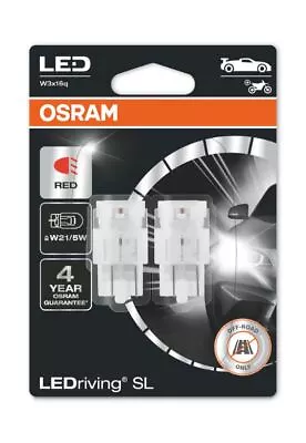 LEDriving SL 7515DRP-02B Non ECE Red OSRAM W21/5W • £12.85