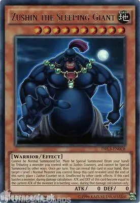 DRL3-EN018 Zushin The Sleeping Giant Ultra Rare 1st Edition Mint YuGiOh Card  • £0.99