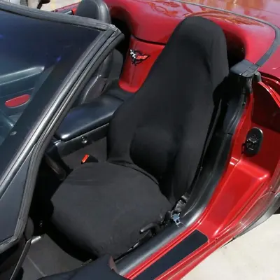 C5 Corvette Seat Covers Set Of 2 - Stretch Satin Material For 1997-2004 C5 & Z06 • $99.99