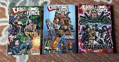 Cable & X-force Classic Tob Lot  Volume 1 Onslaught Rising Marvel Jeph Loeb • $50