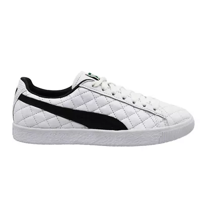 £20.99 • Buy Puma Clyde Dressed Part Deux FM White Leather Lace Up Mens Trainers 363636 01
