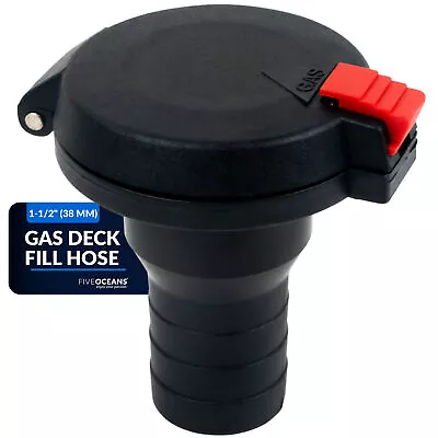 1-1/2  Boat Gas Deck Fill/Filler Marine Fuel Deck Filler With Flip Top Cap • $29.70