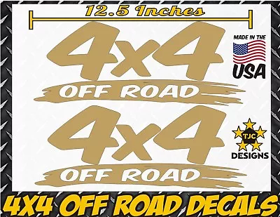 4x4 Off Road Truck Bed Decal Set METALLIC GOLD Ford F-150 Super Duty Ranger • $13.50