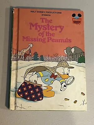 $3.50 • Buy The Mystery Of The Missing Peanuts Disney's Wonderful World Of Reading - 1975 HC